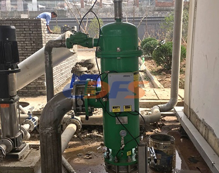 水力驅動自清洗過濾器安裝（zhuāng）現場（chǎng）