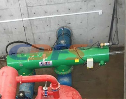 水力驅動自清洗過濾器安裝現場