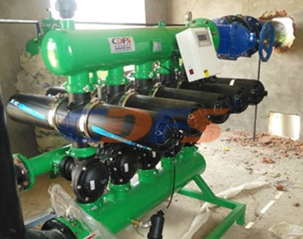 疊片過濾器安裝現場（chǎng）