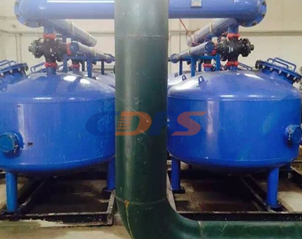 深層介質過濾器安裝（zhuāng）現場