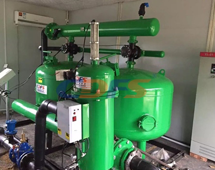 砂石過濾器（qì）安裝現場