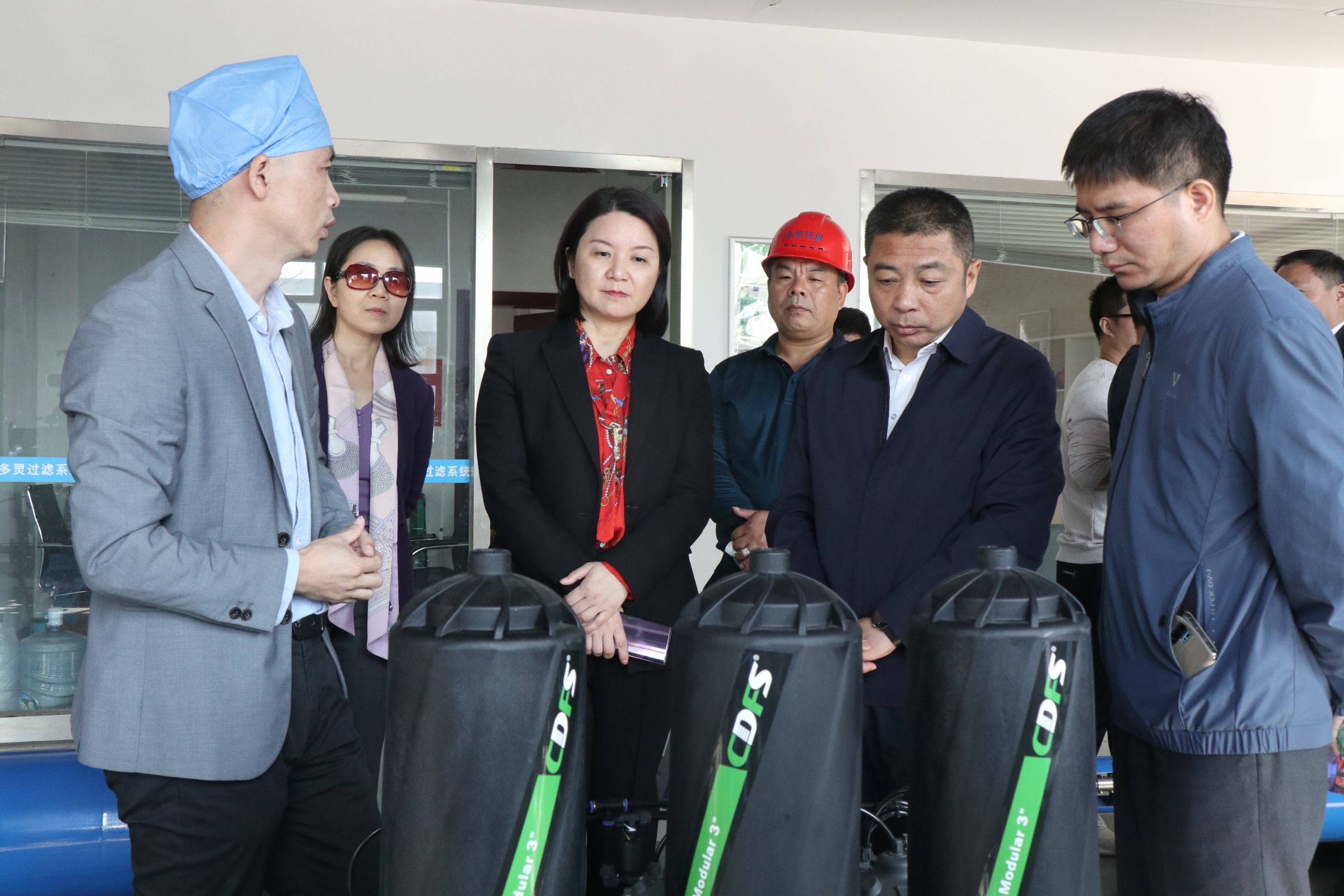 省商務廳帶隊來園調研，蘑菇传媒视频又添新動能！