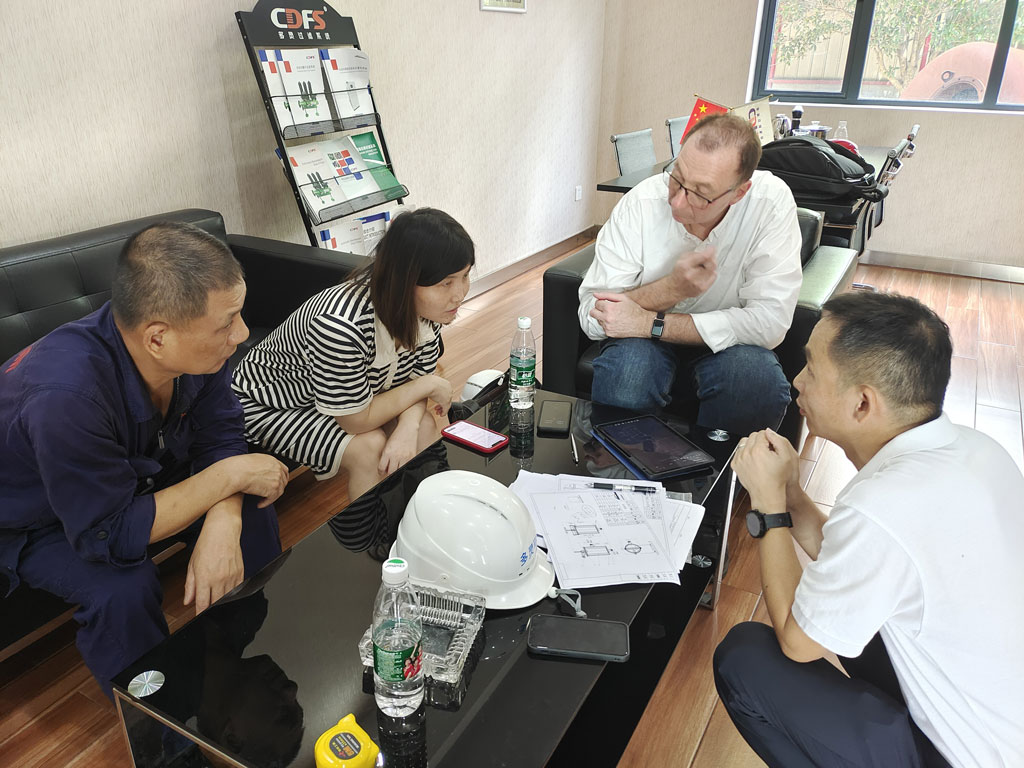 澳大利亞客戶來中國過濾器廠家深度探訪（fǎng）