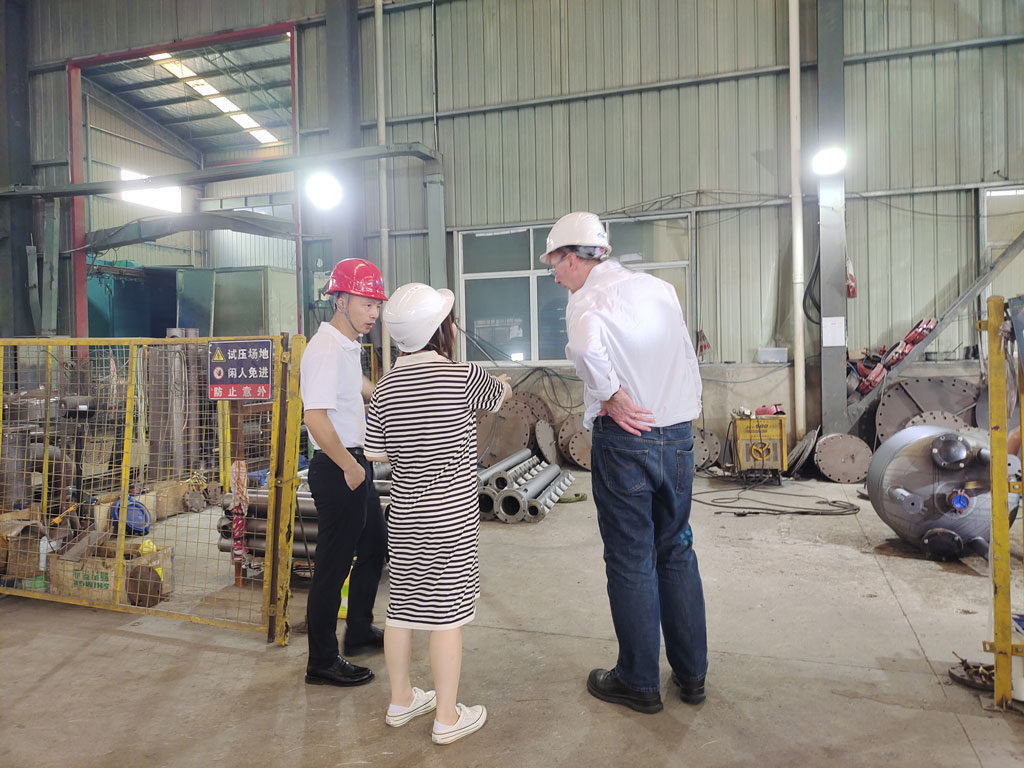 國外客戶考察蘑菇传媒视频